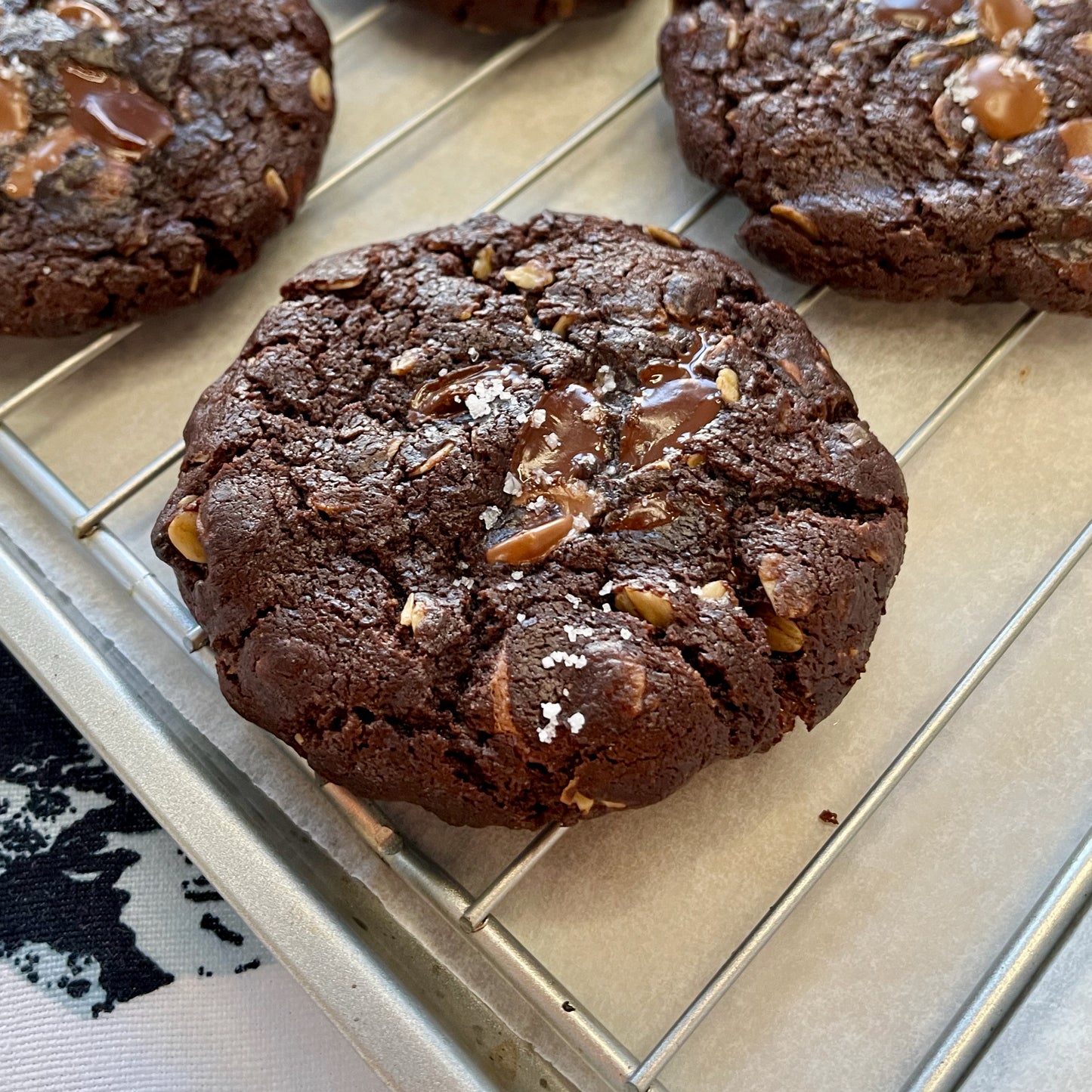 Triple Chocolate n' Oatmeal Sourdough Cookie